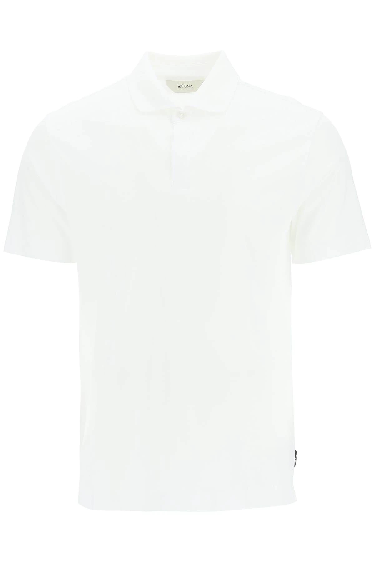 COTTON JERSEY POLO SHIRT - 1