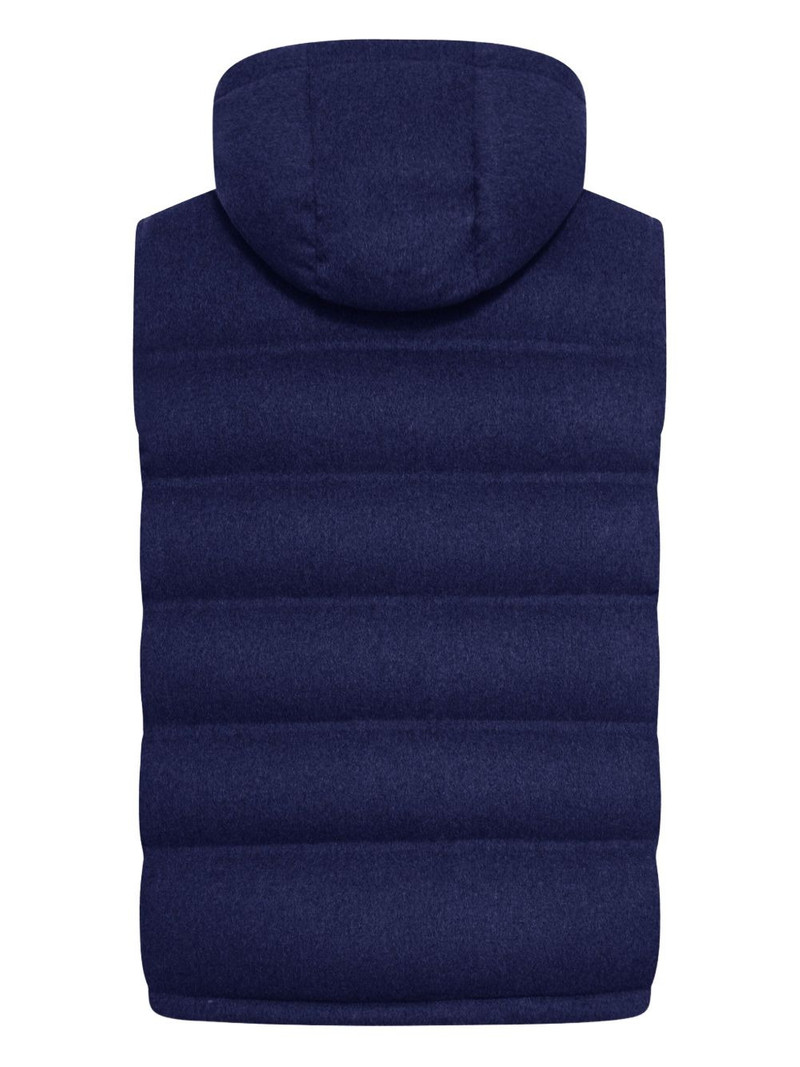 Brunello Cucinelli wool zip-up gilet outlook