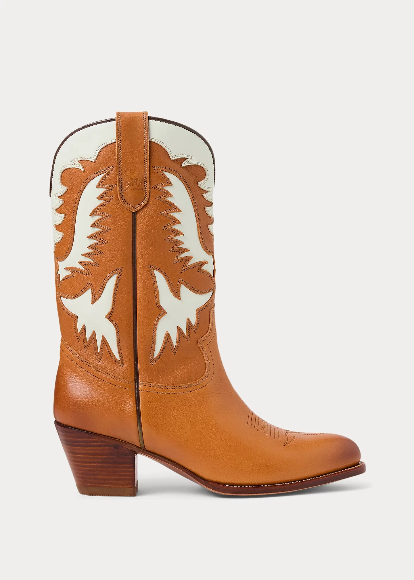 Leather Cowboy Boot - 1