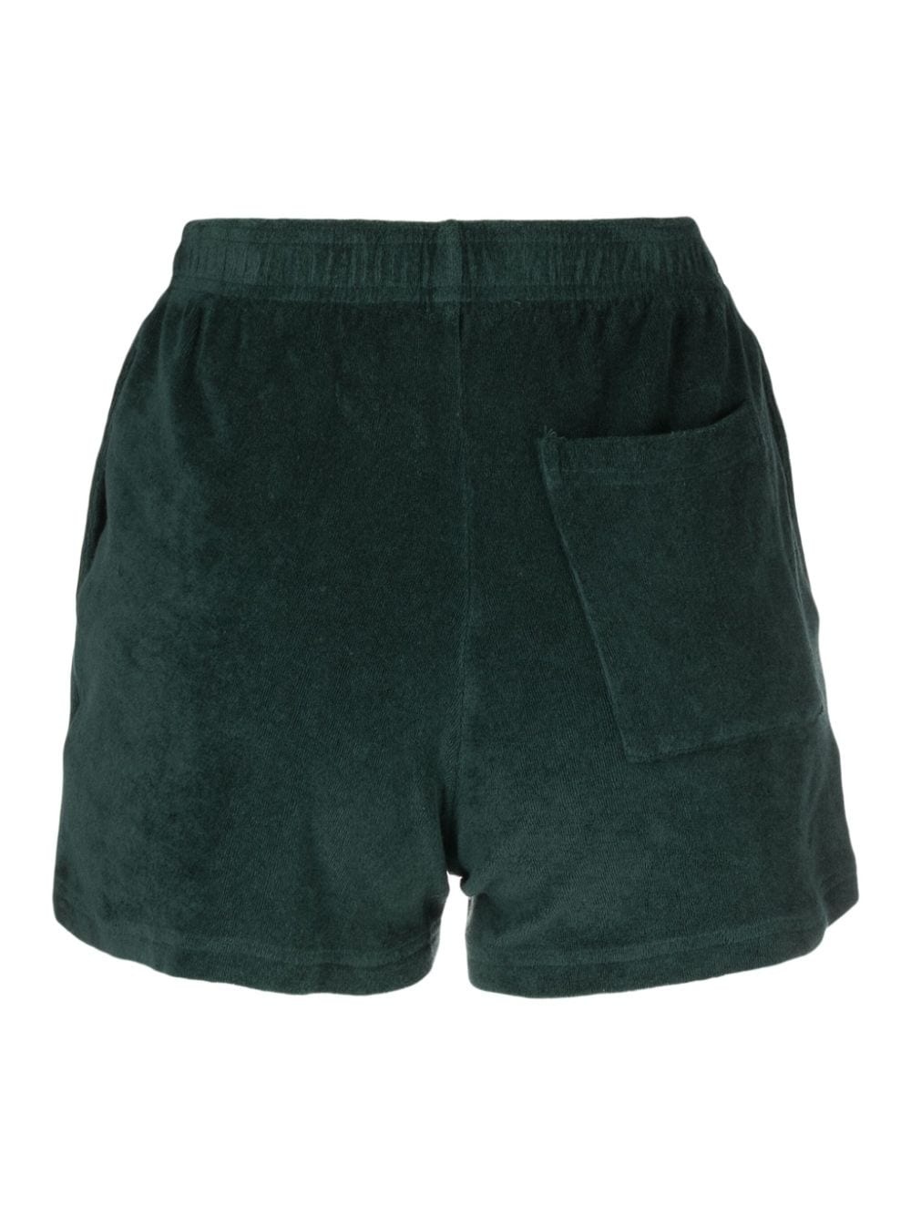 logo-embroidered terry-cloth track shorts - 2