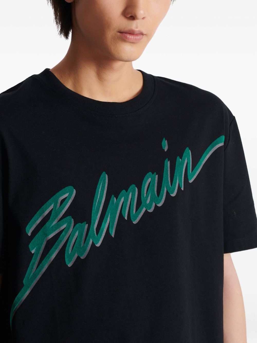 logo-print T-shirt - 7