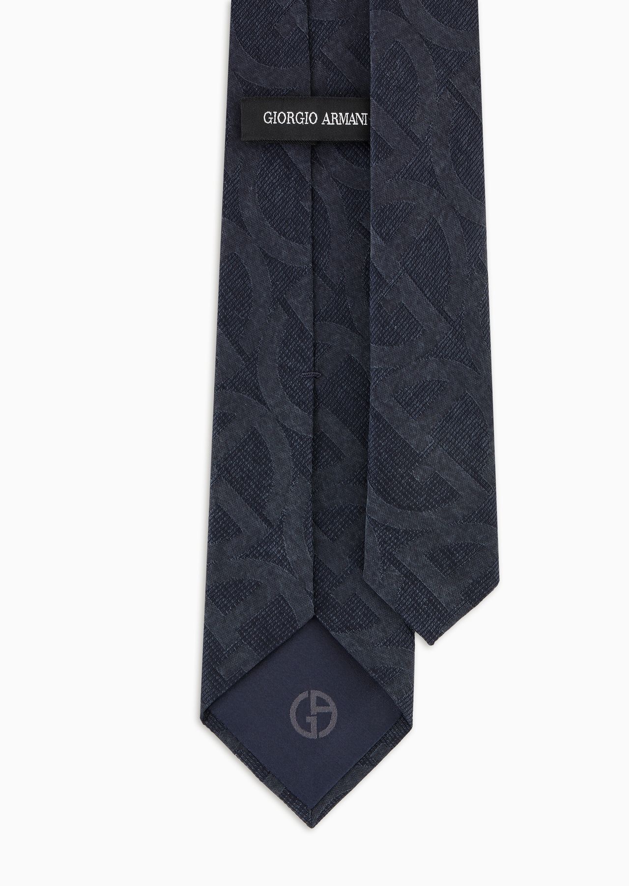 Cupro monogram tie - 2