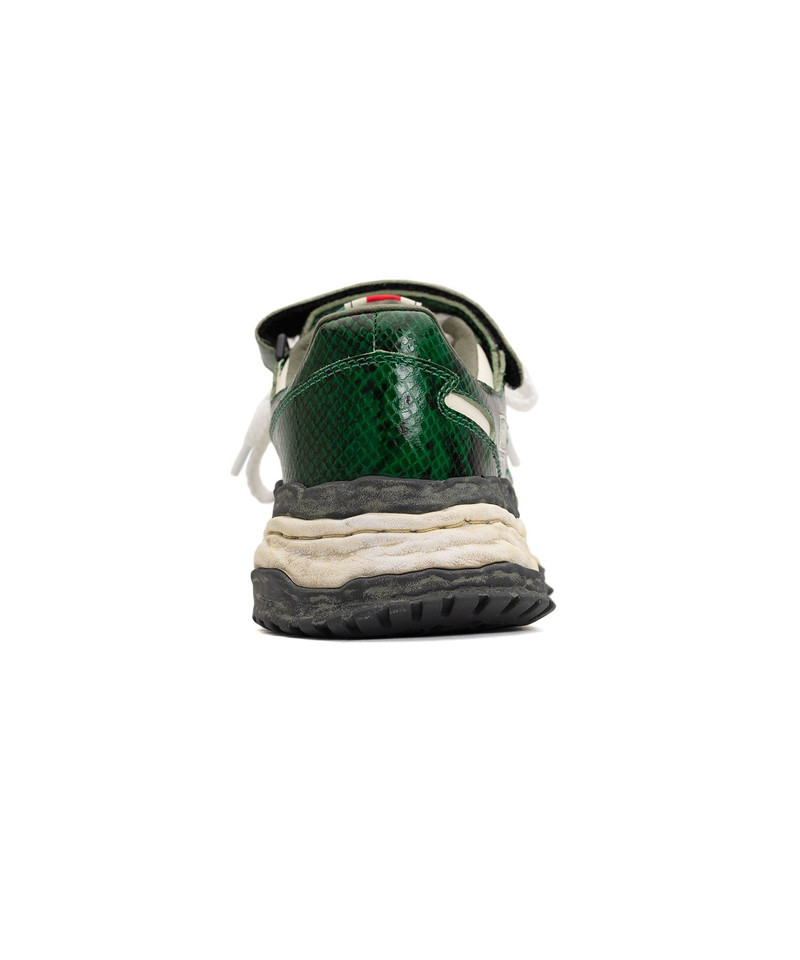 "KEITH" OG Sole Python Printed Leather Low-top Sneaker 24