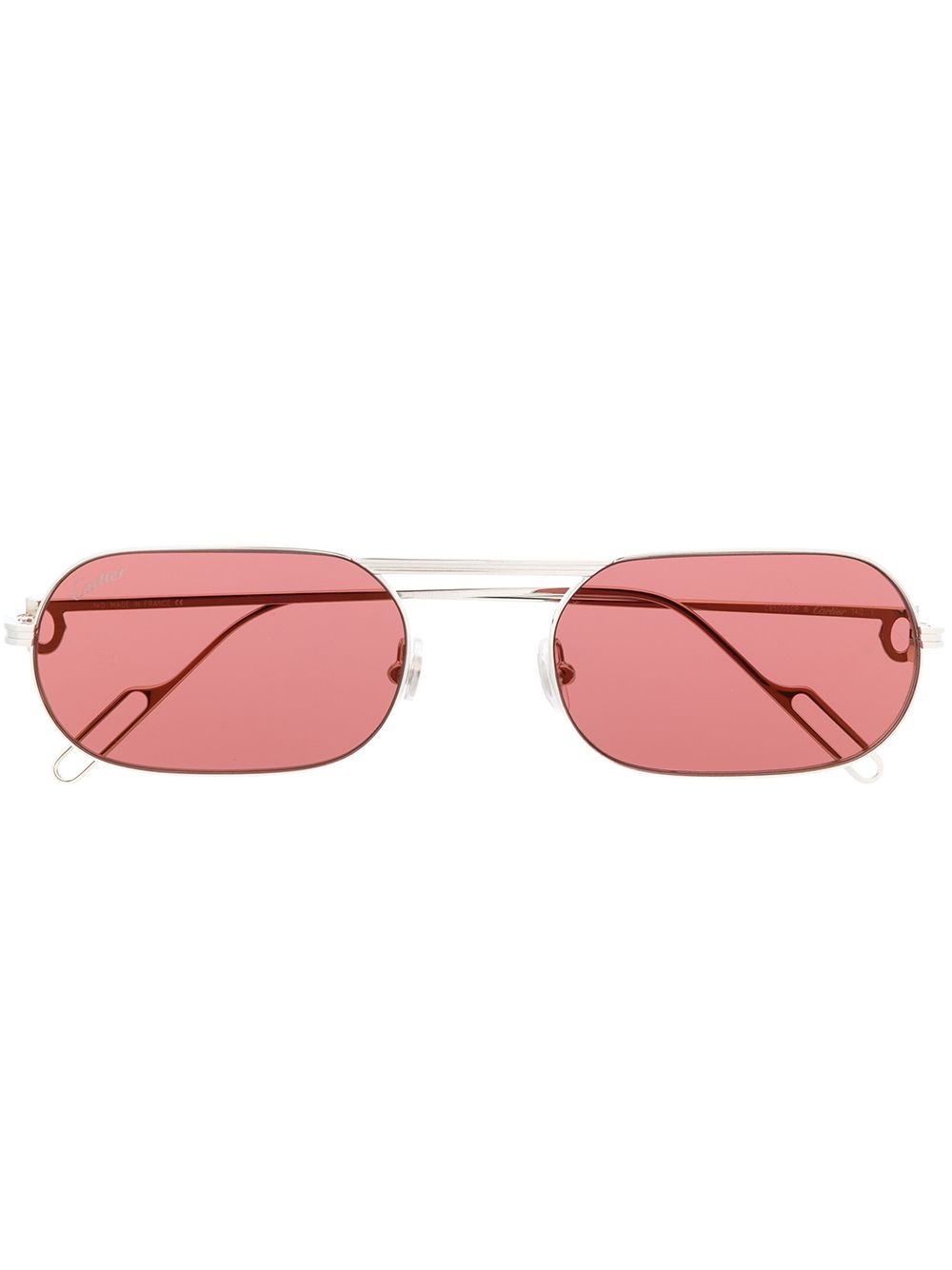 tinted square sunglasses - 1