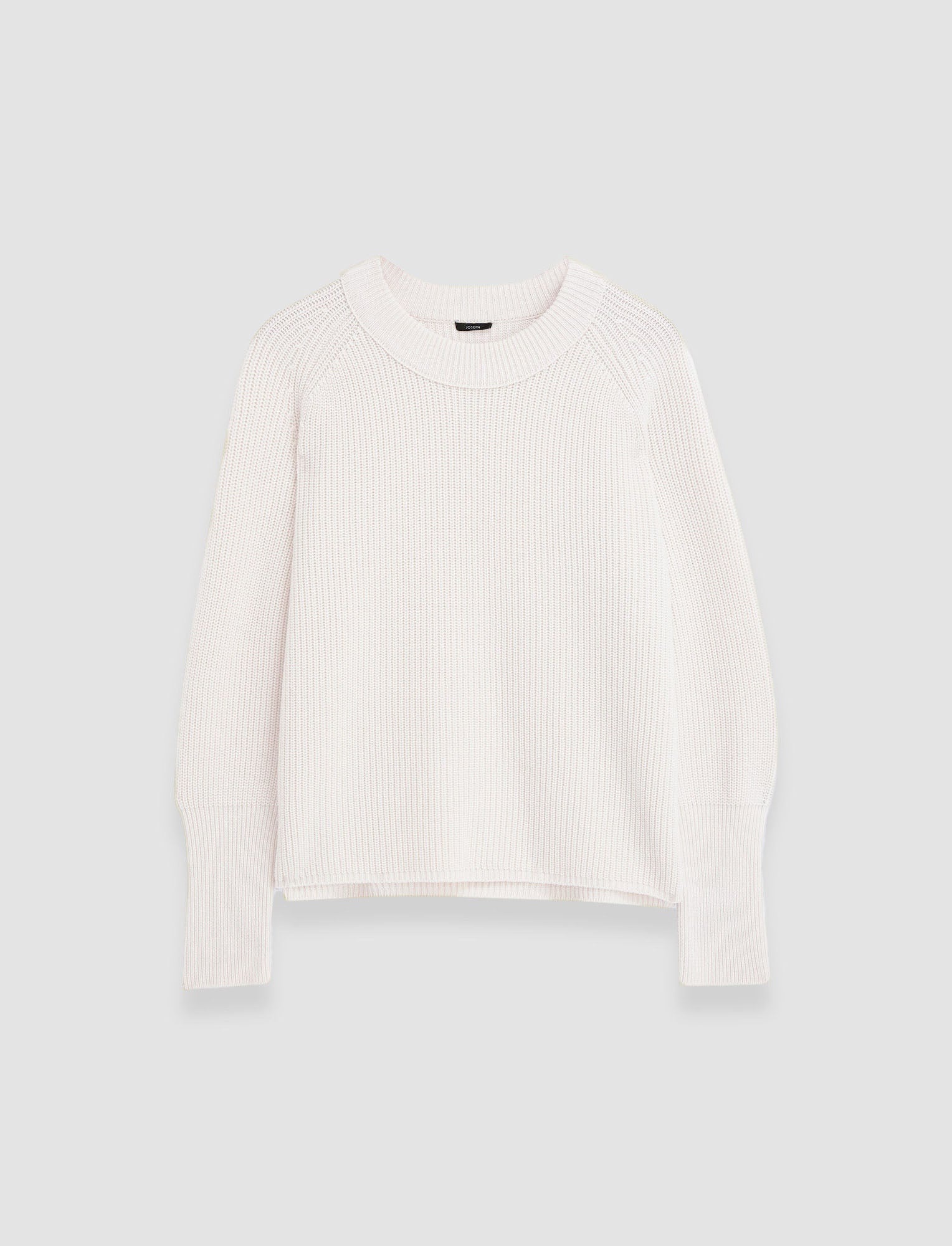 Light Cardigan Stitch Round Neck Jumper - 1