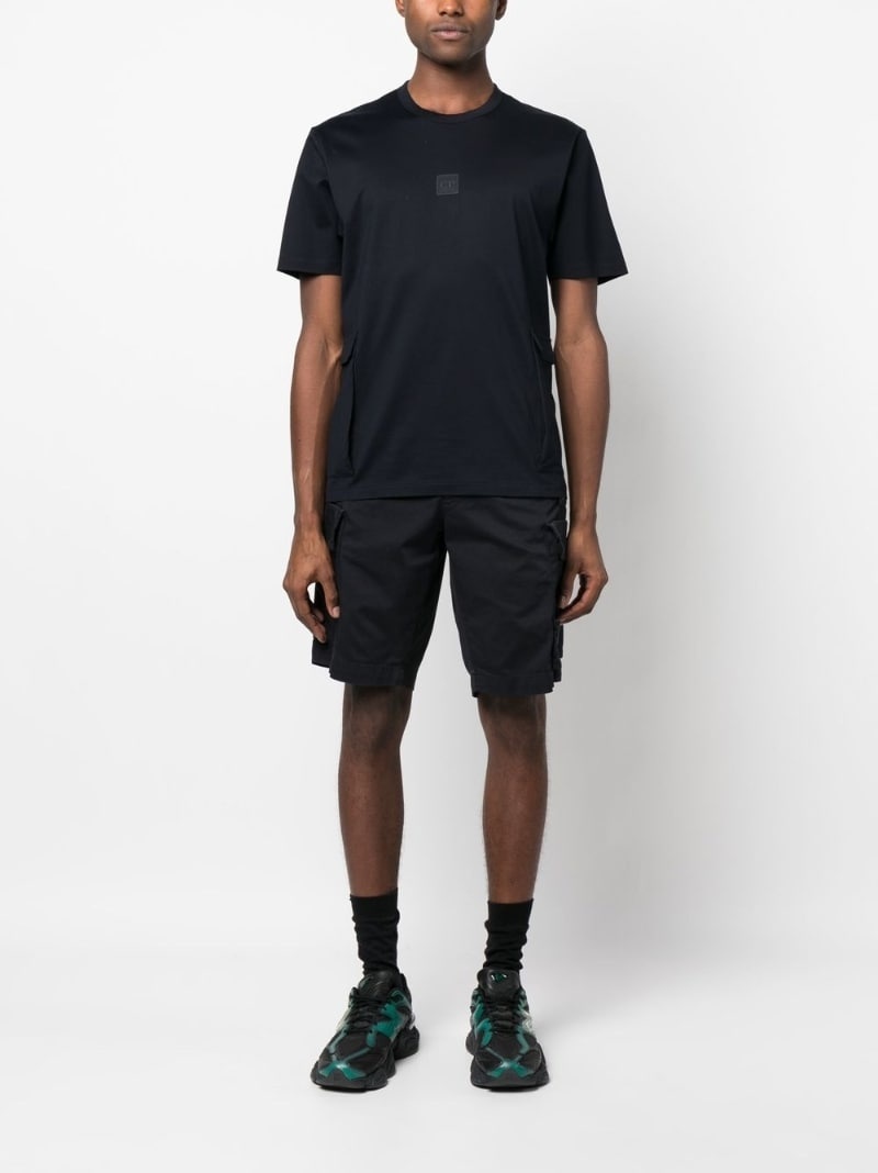 cargo pocket cotton T-shirt - 2