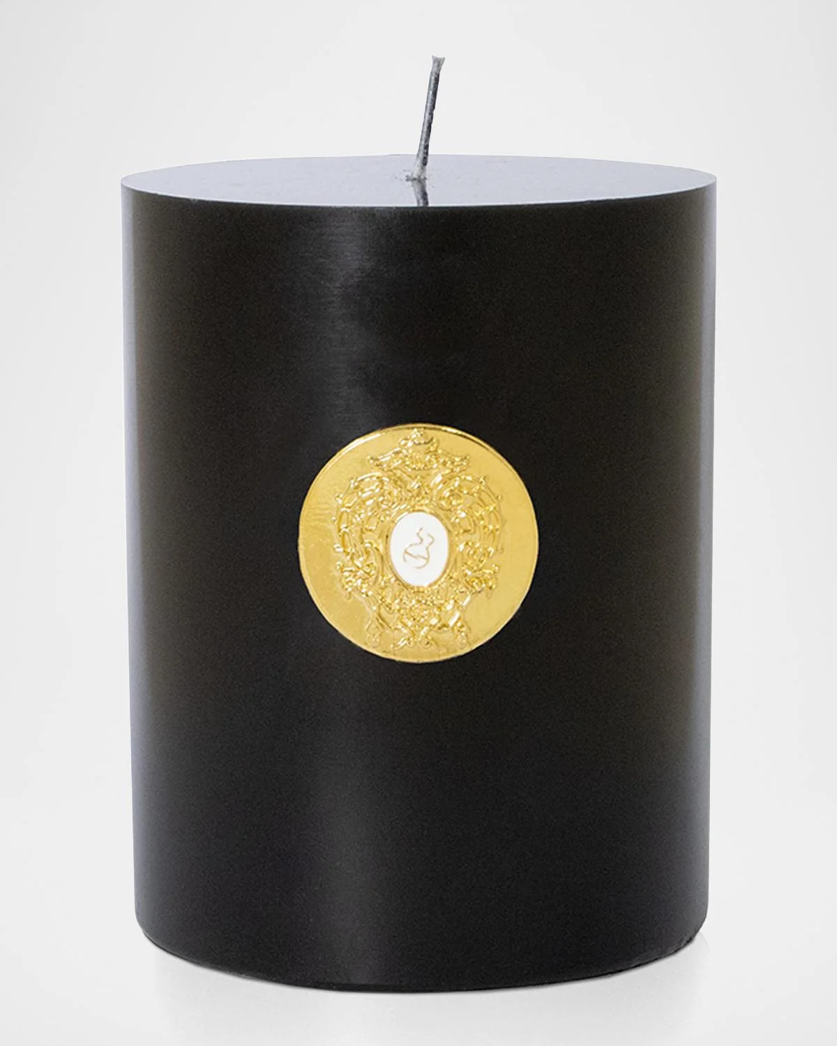 31.74 oz. Halley Black Cylindrical Candle - 1