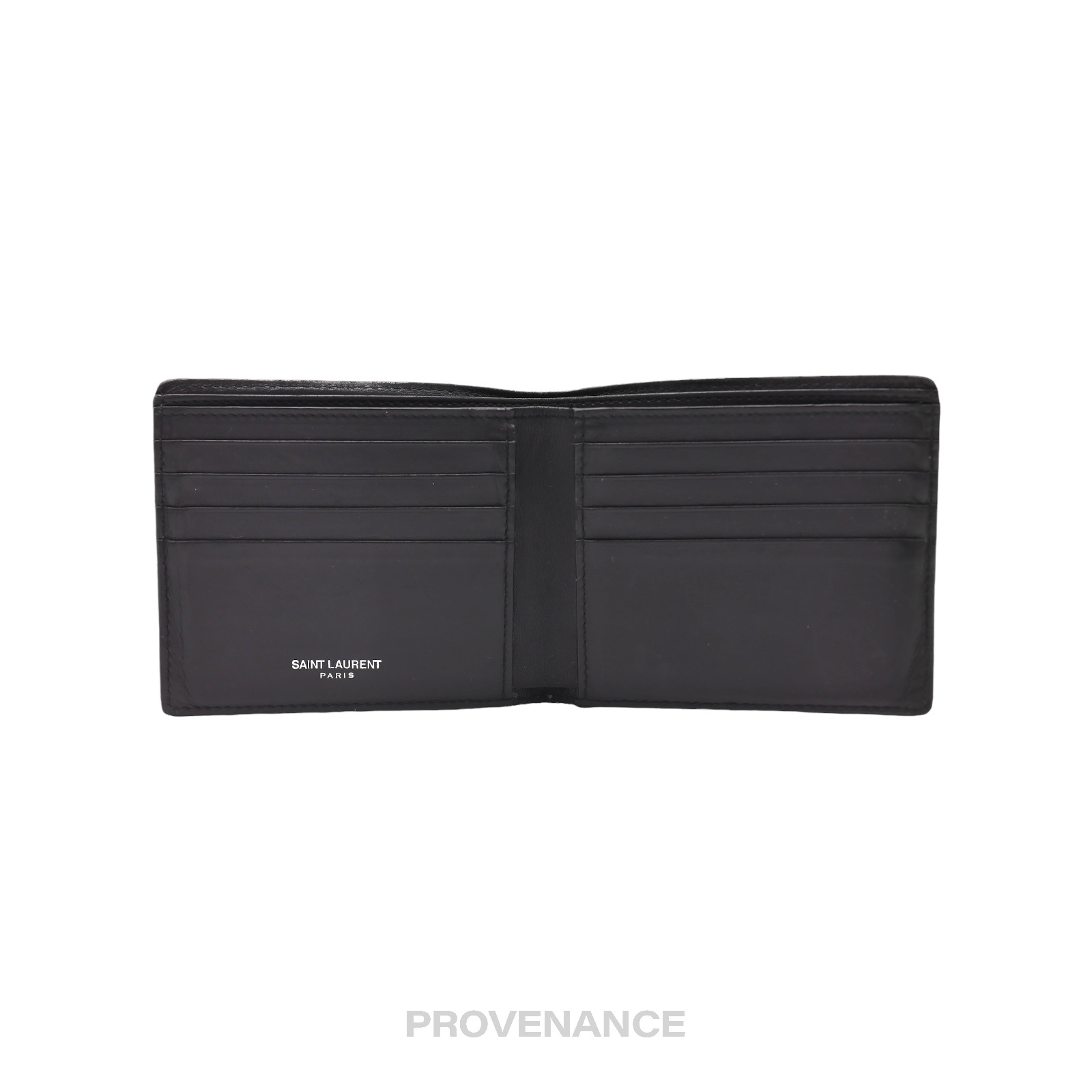 SLP Bifold Wallet - Studded Black Leather - 7