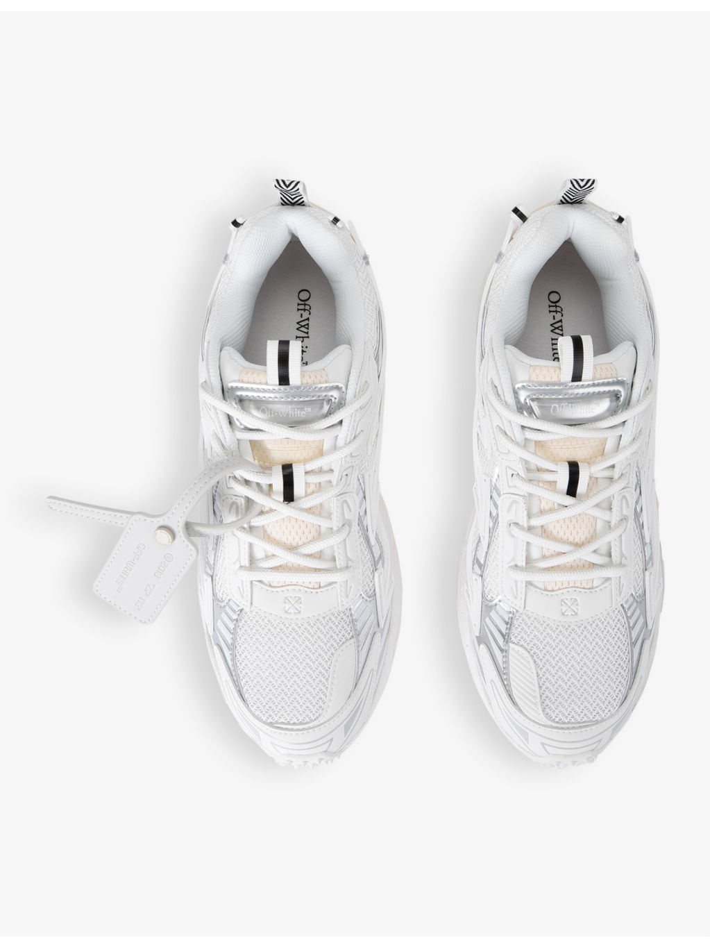 Be Right Back mesh and faux-leather low-top trainers - 2