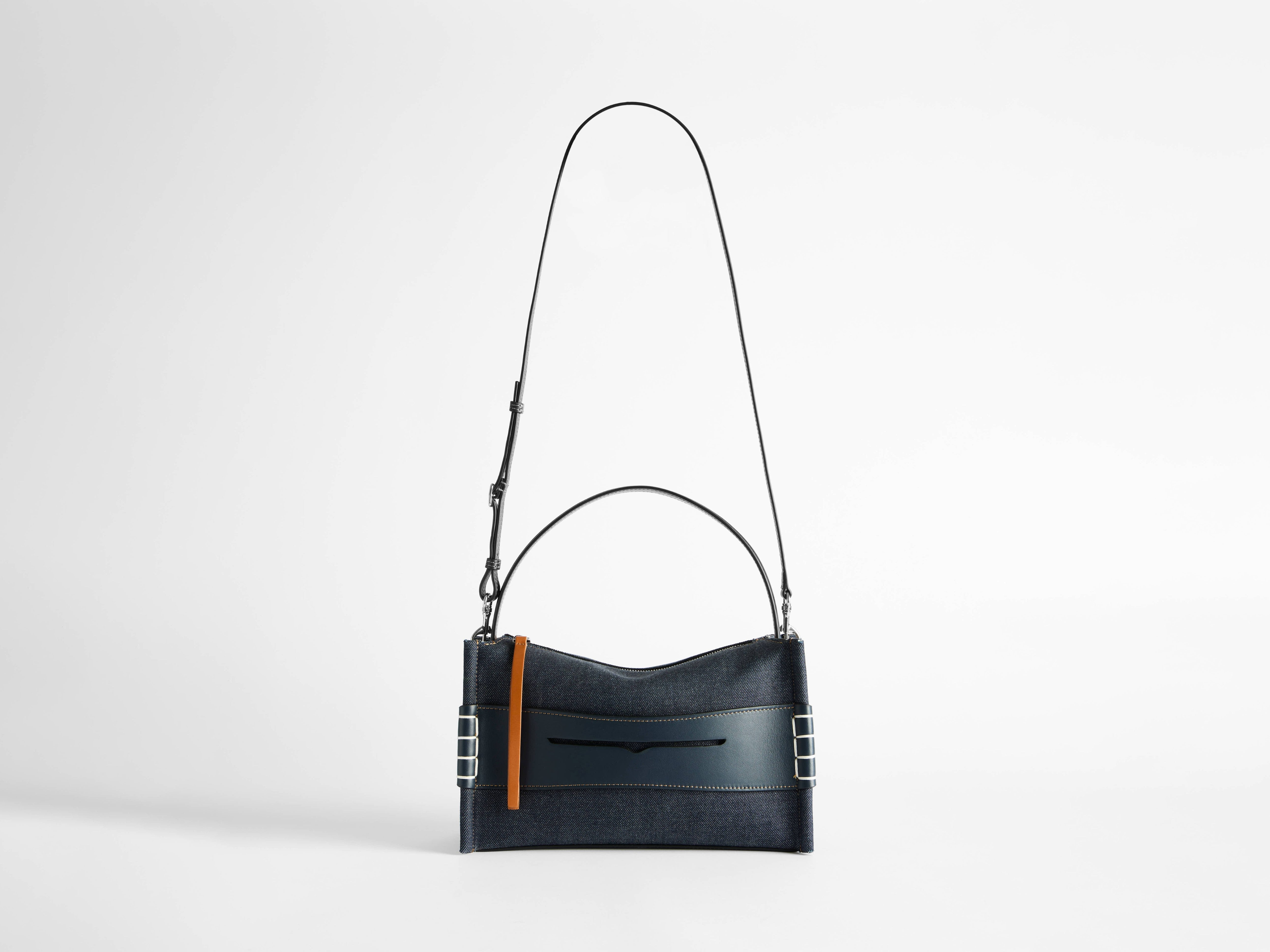 LOAFER BAG IN INDIGO DENIM - 5