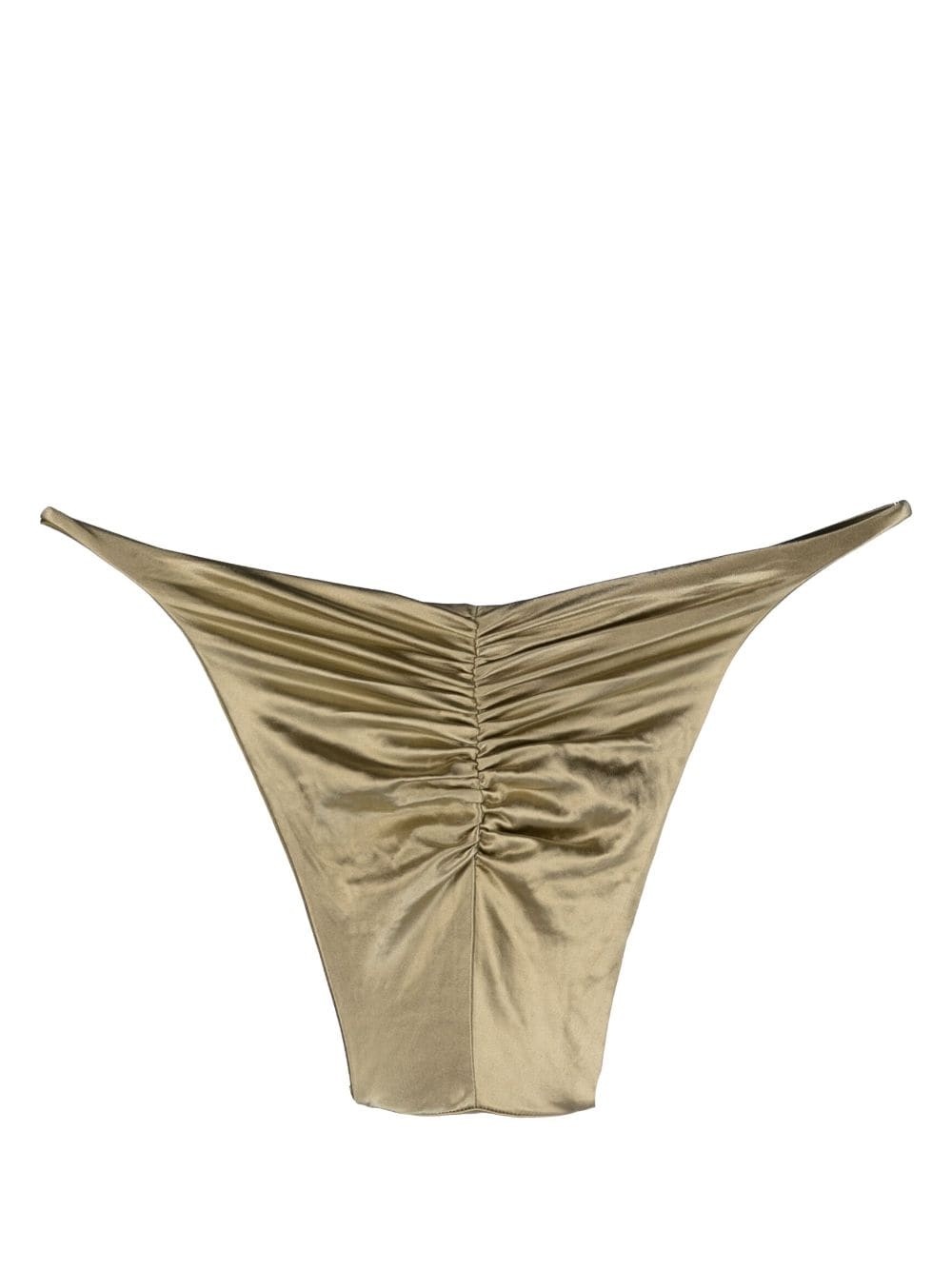 gathered-detail bikini bottoms - 2
