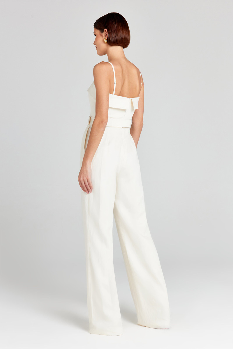 Michelle White Jumpsuit 5