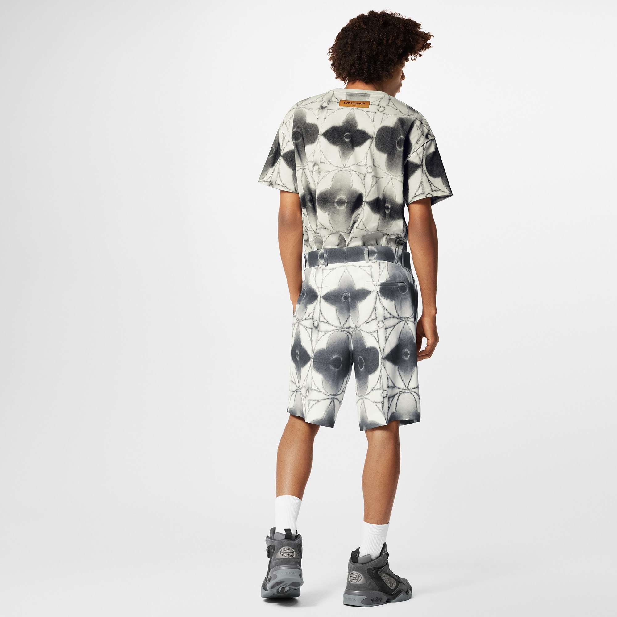 Monogram Shibori Tailored Shorts - 3