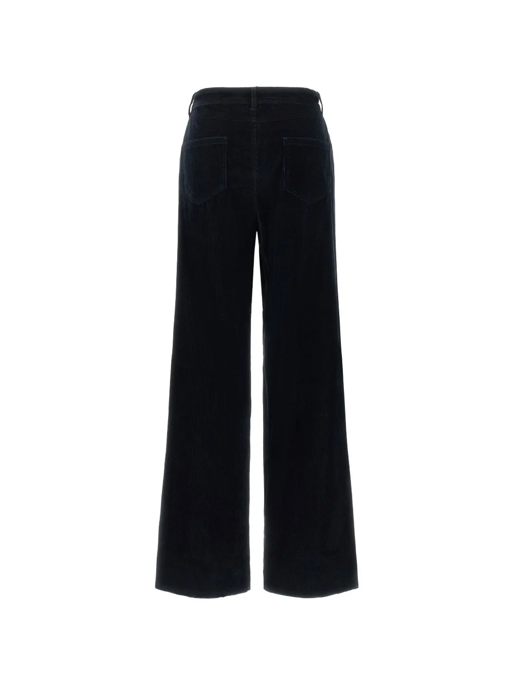 corduroy high-waisted trousers - 1