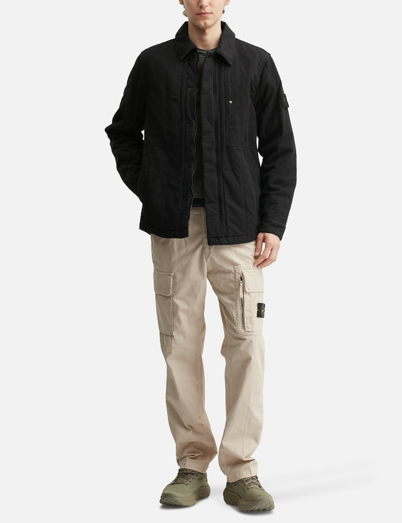 Stone Island COTTON LINEN QUILTED-TC_S.I. GHOST PADDED COACH JACKET outlook