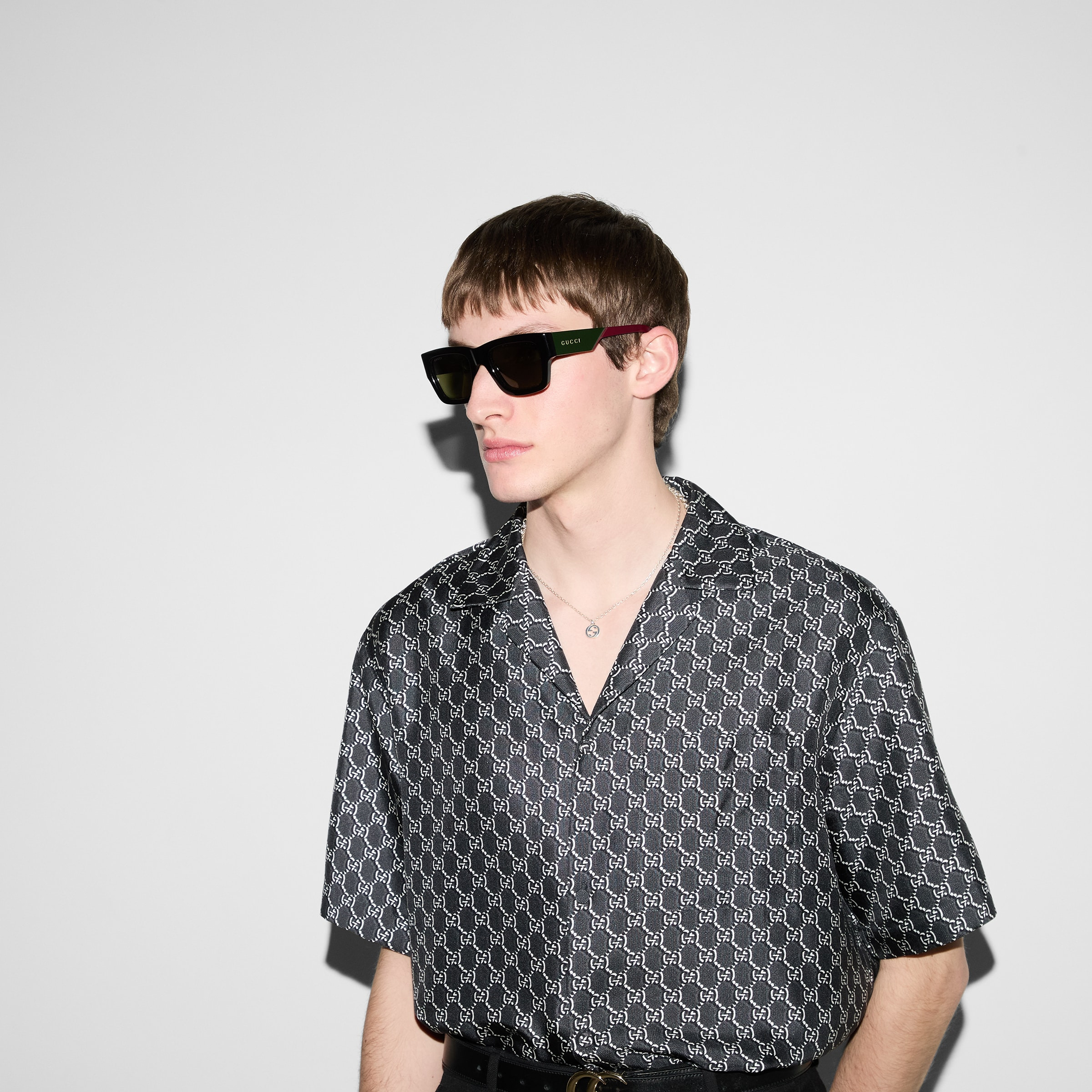 Rectangular frame sunglasses - 3