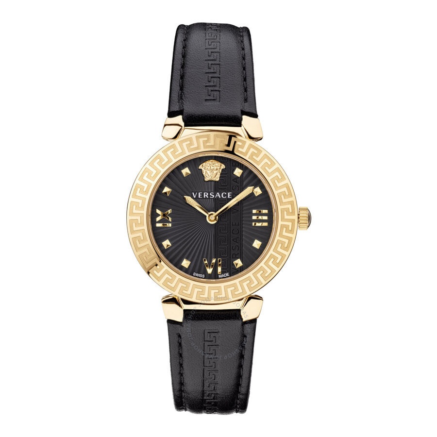 Versace Greca Icon Black Dial Ladies Watch VEZ600221 - 1
