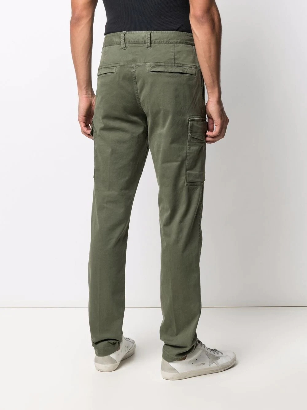 straight-leg cargo trousers - 4