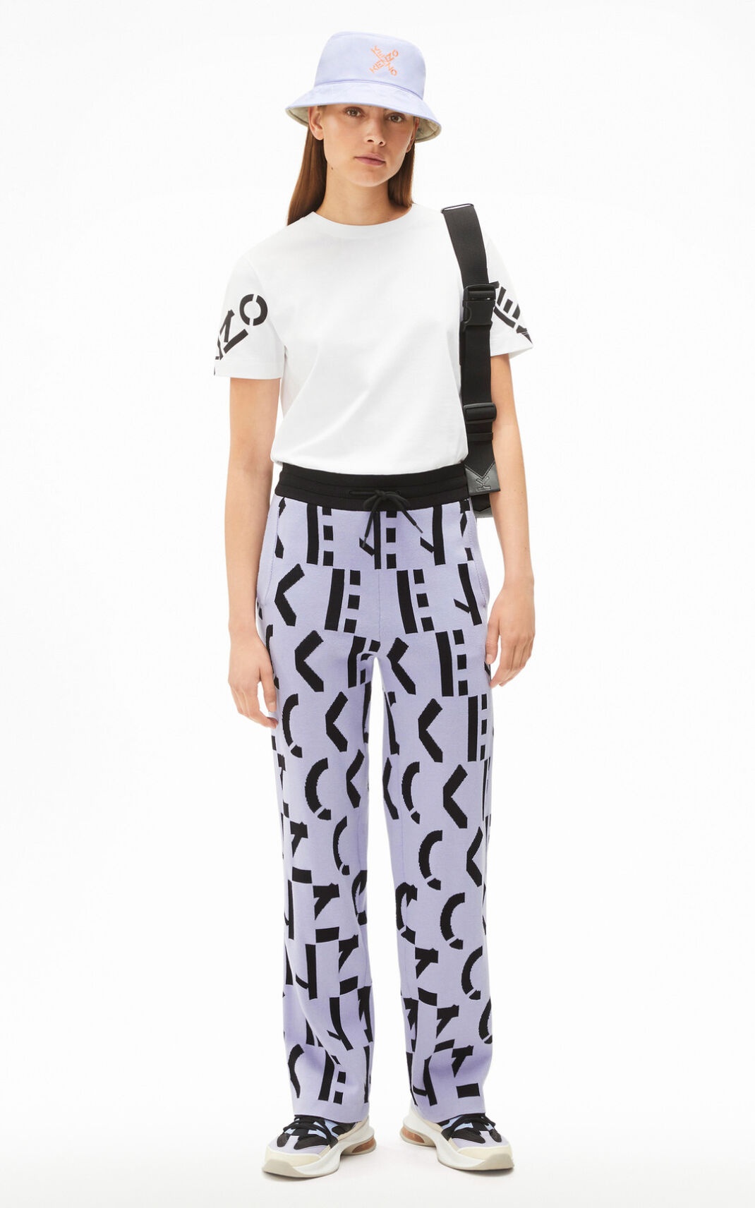 'KENZO Sport' straight-fit monogrammed trousers - 2