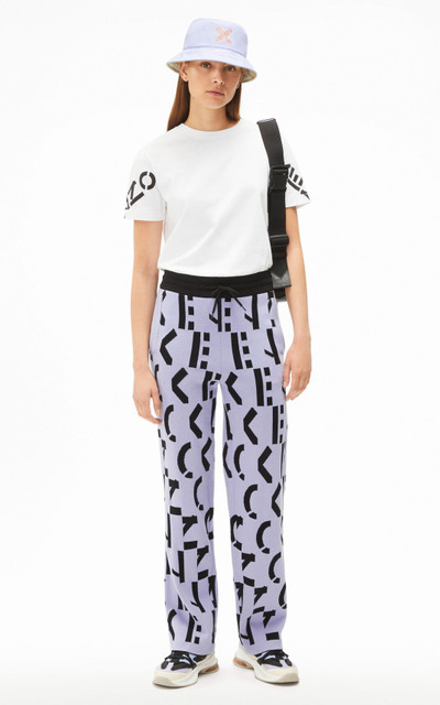 KENZO 'KENZO Sport' straight-fit monogrammed trousers outlook
