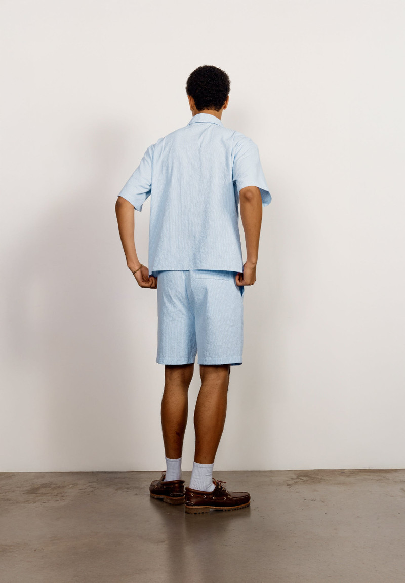 SEERSUCKER BOX FIT SHIRT 5