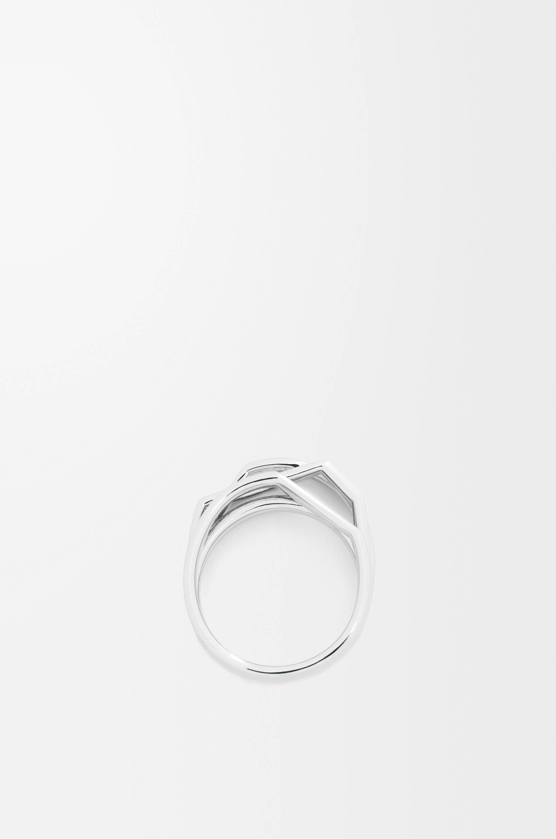 Stacked ring in sterling silver - 3