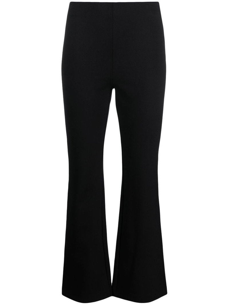 flared jersey trousers 1