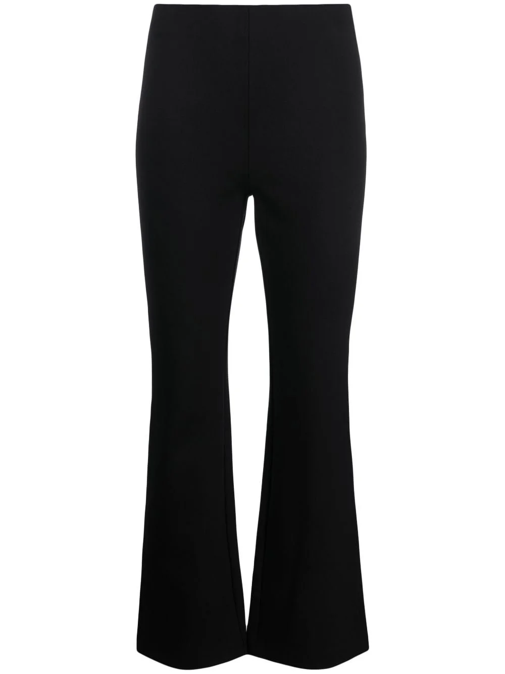 flared jersey trousers - 1