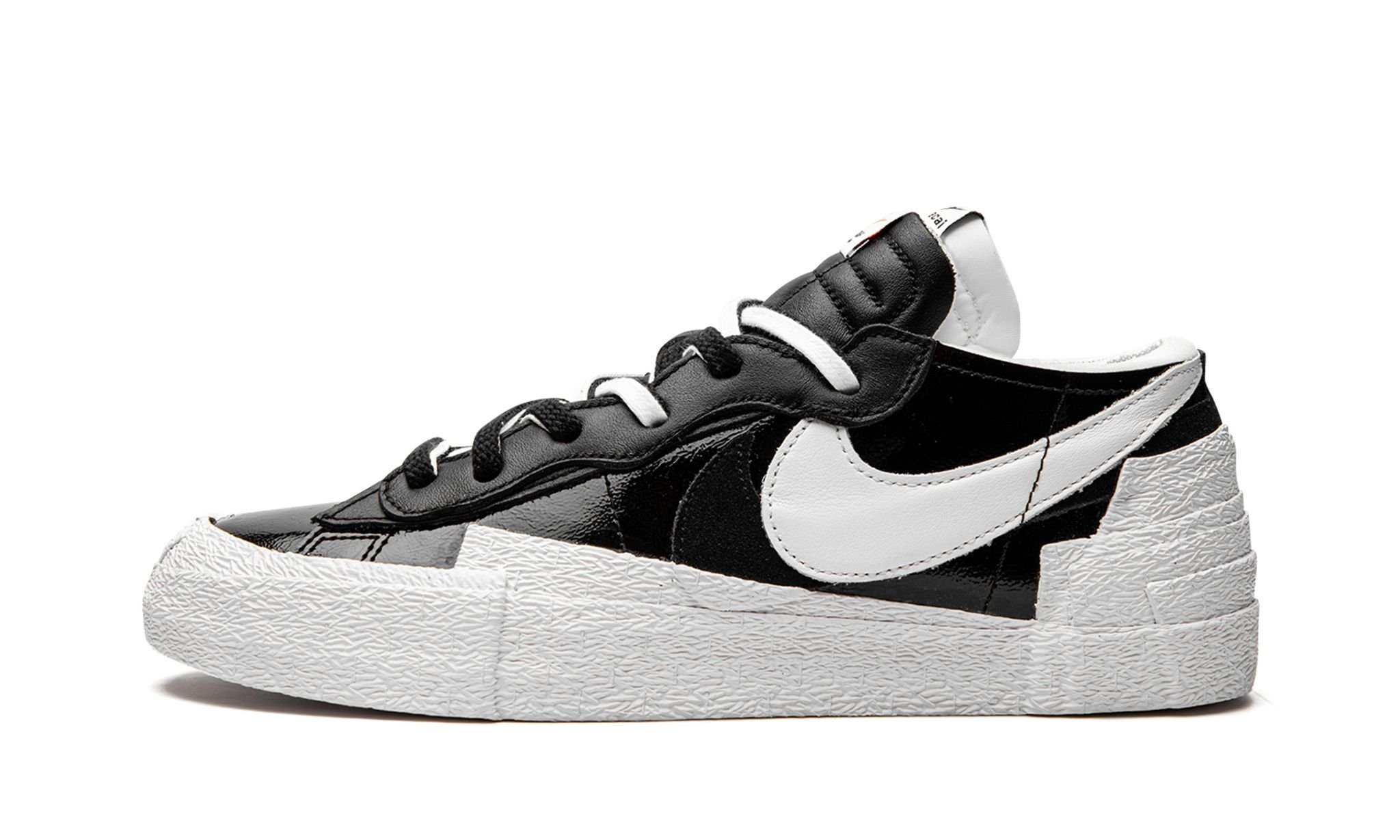 Blazer Low "Sacai - Black Patent Leather" - 1