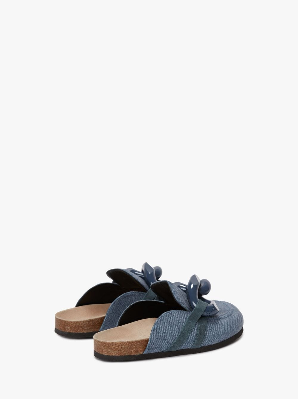 CHAIN LOAFER MULES - 3