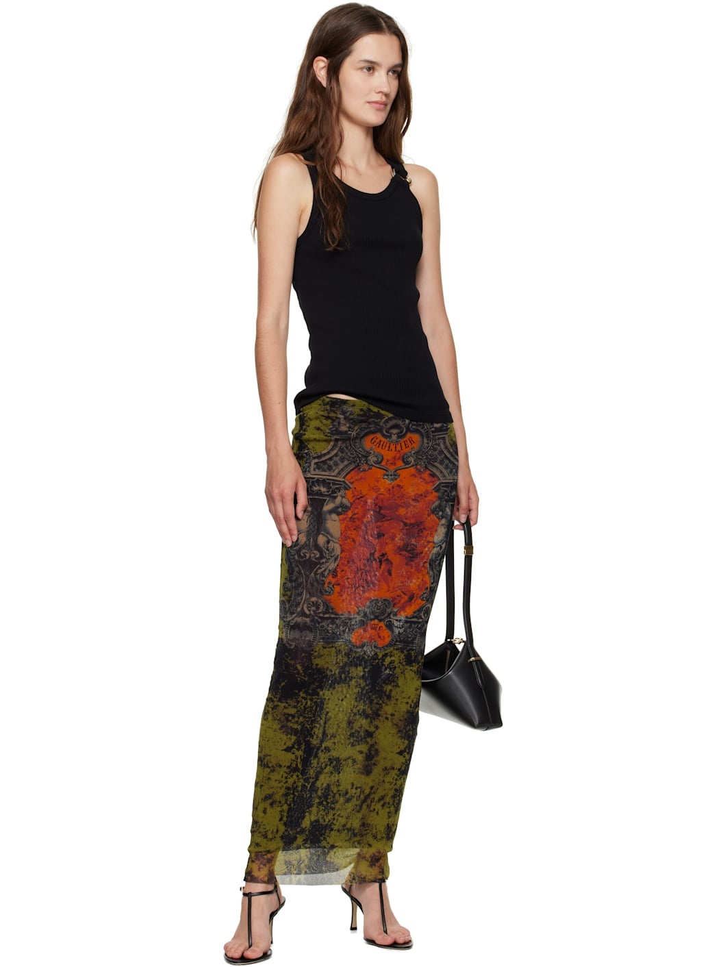 Black 'The Piercing' Tank Top - 4