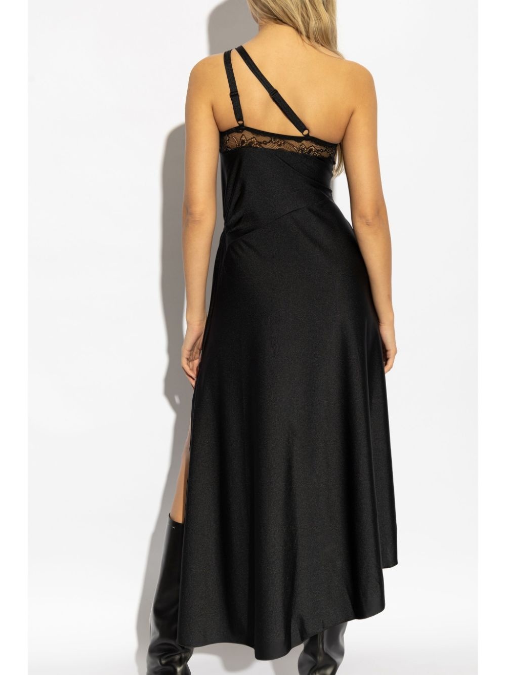 lace-trim detailing dress - 4