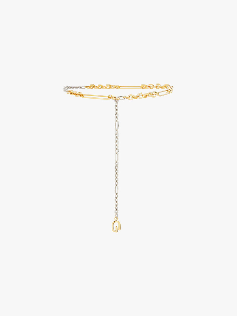 G LINK NECKLACE IN METAL 6