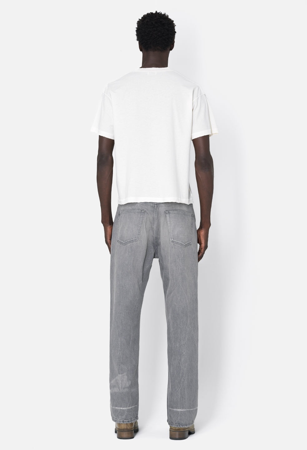FOLSOM REVERSED CROPPED TEE - 4