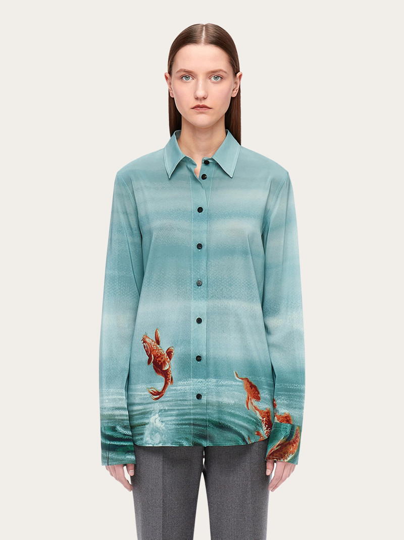 FERRAGAMO Printed shirt outlook