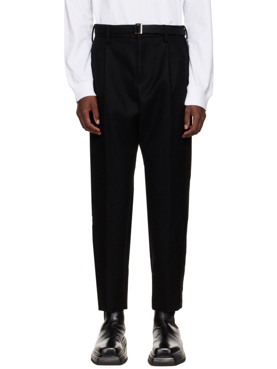 Black Belt Trousers - 1