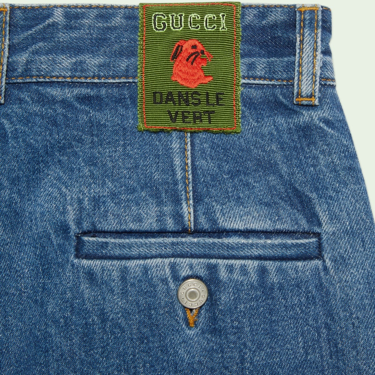 Washed denim pant - 5