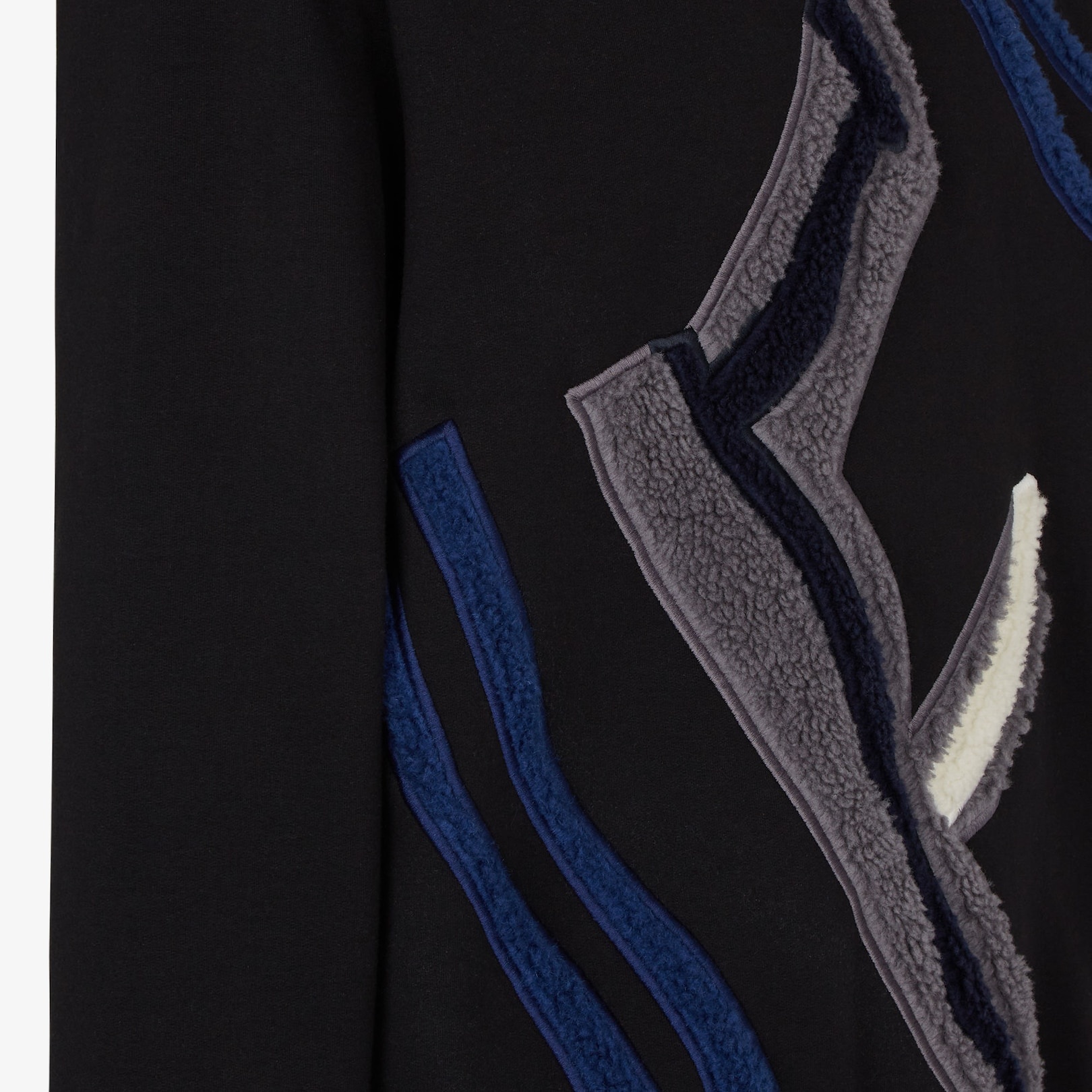 Black jersey sweatshirt - 3