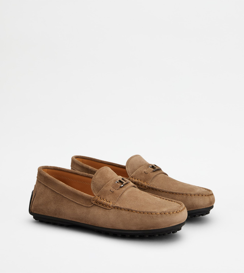 CITY GOMMINO LOAFERS IN SUEDE - BROWN 2
