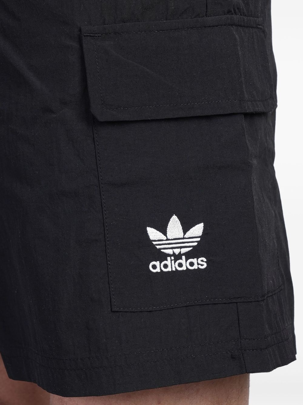 logo-embroidered track shorts - 5