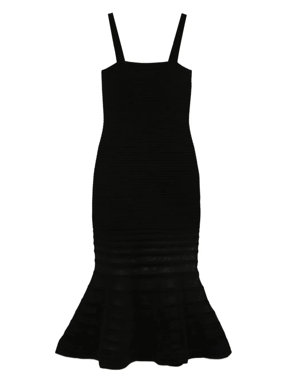 Vallarie Knit Midi Dress in Black - 1