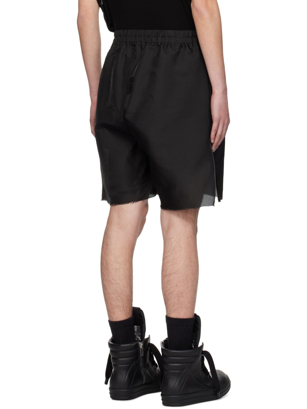 Black Long Boxer Shorts - 3