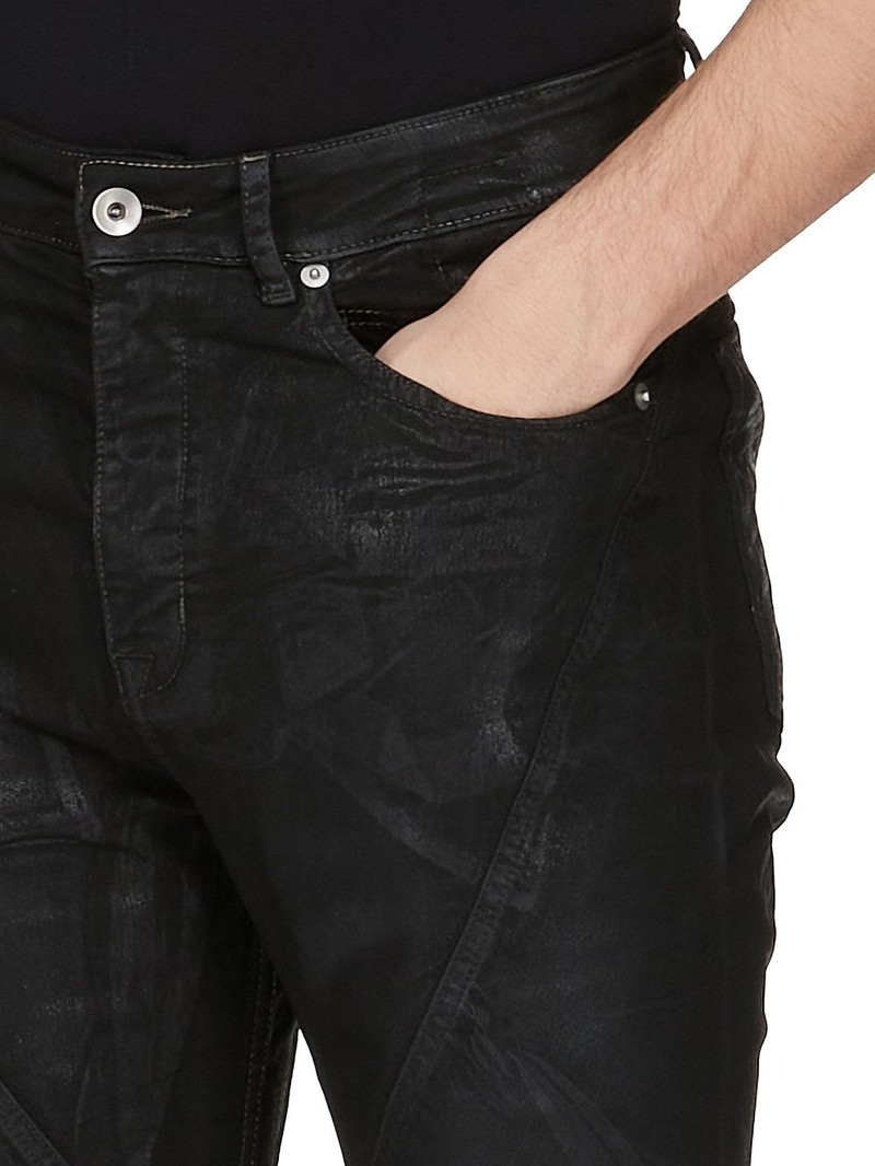 Black Hollywood Bias Bootcut Jeans 6