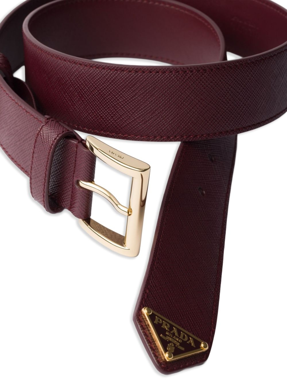 Saffiano leather belt - 2