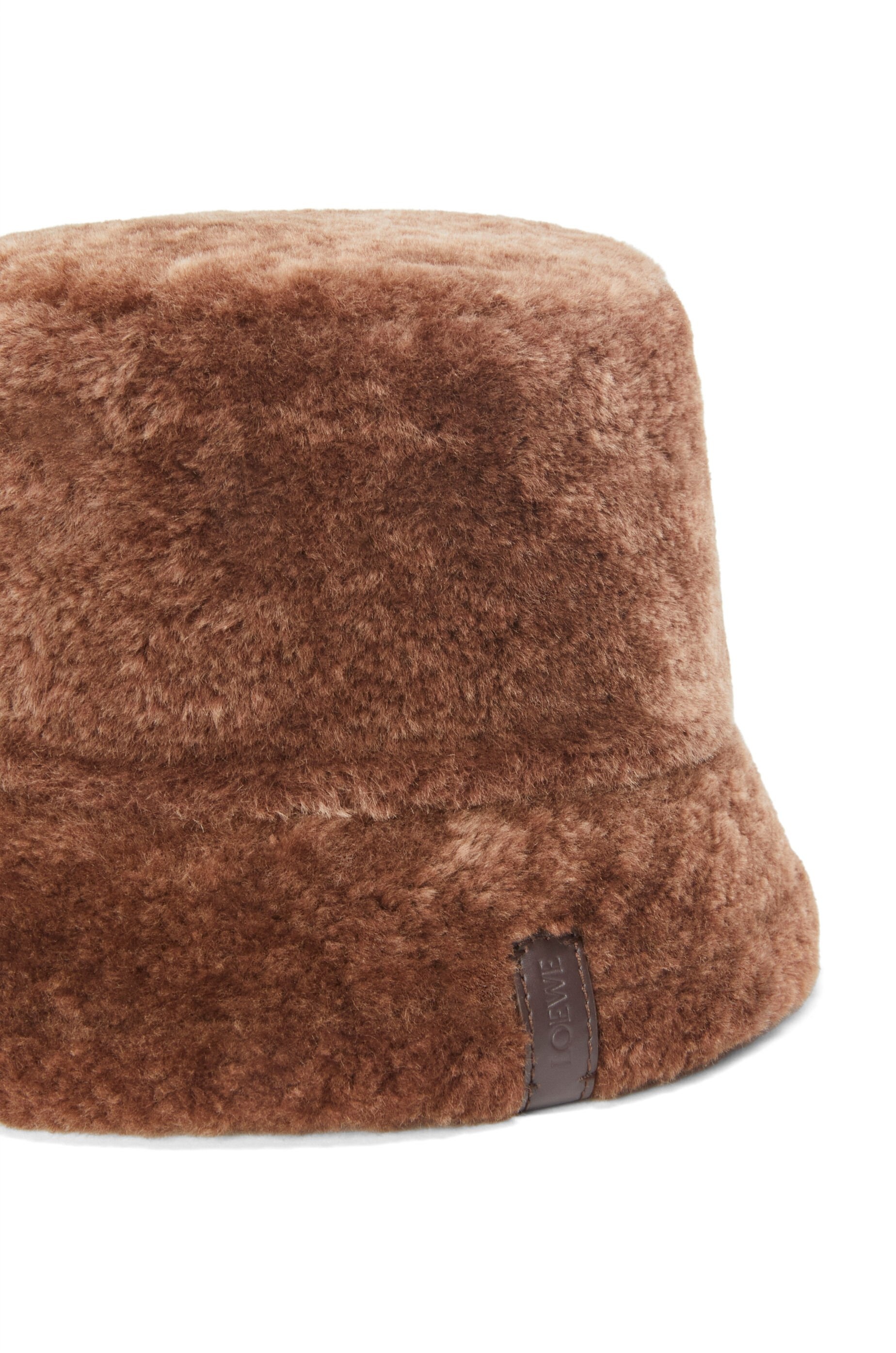 Bucket hat in shearling - 4