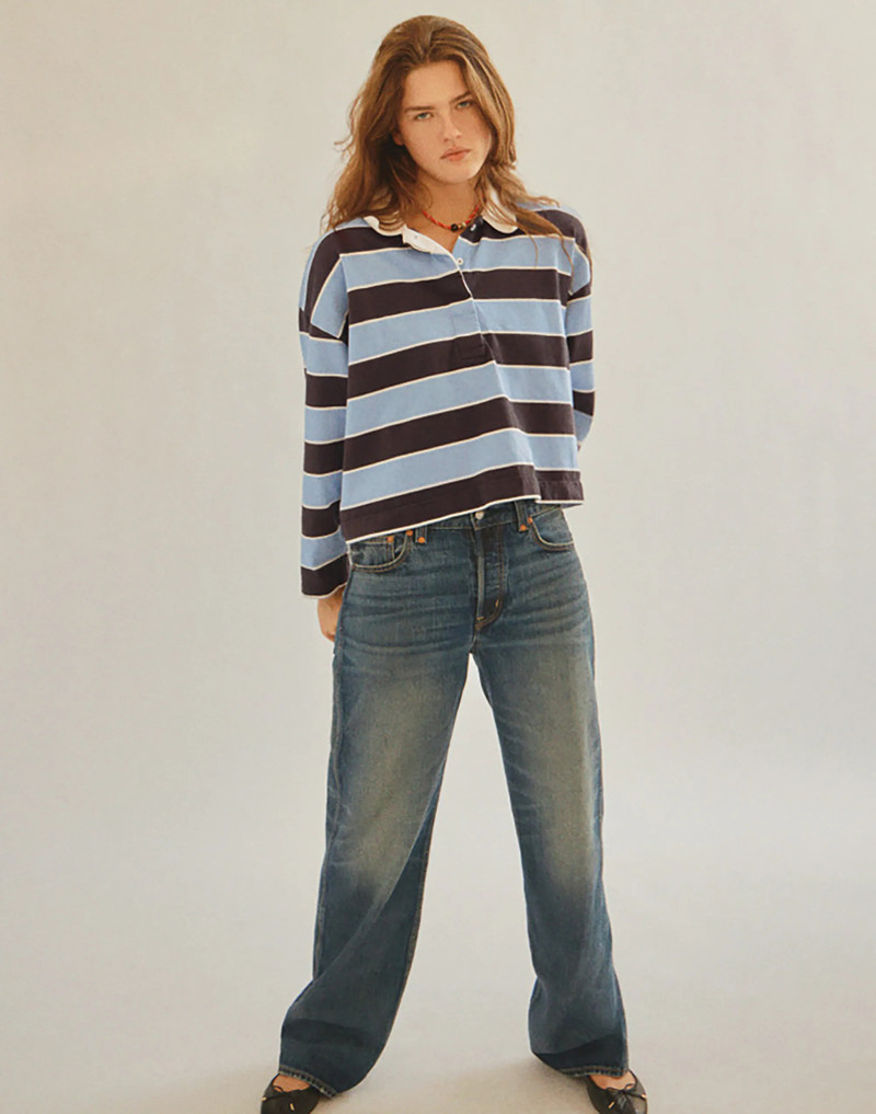 Low-Slung Baggy Jeans in Japanese Denim 7