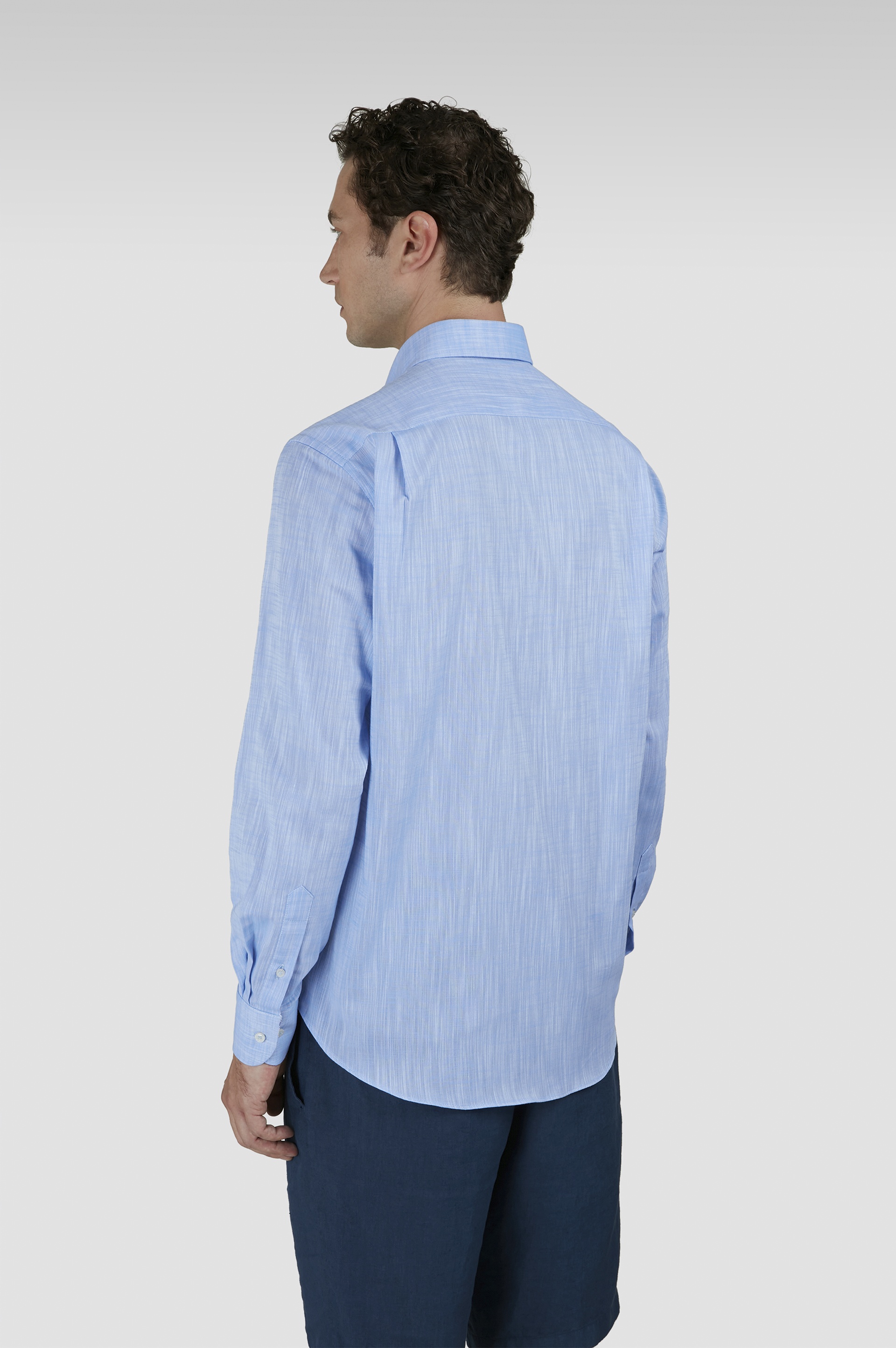 TEXTURED COTTON SHIRT - 3