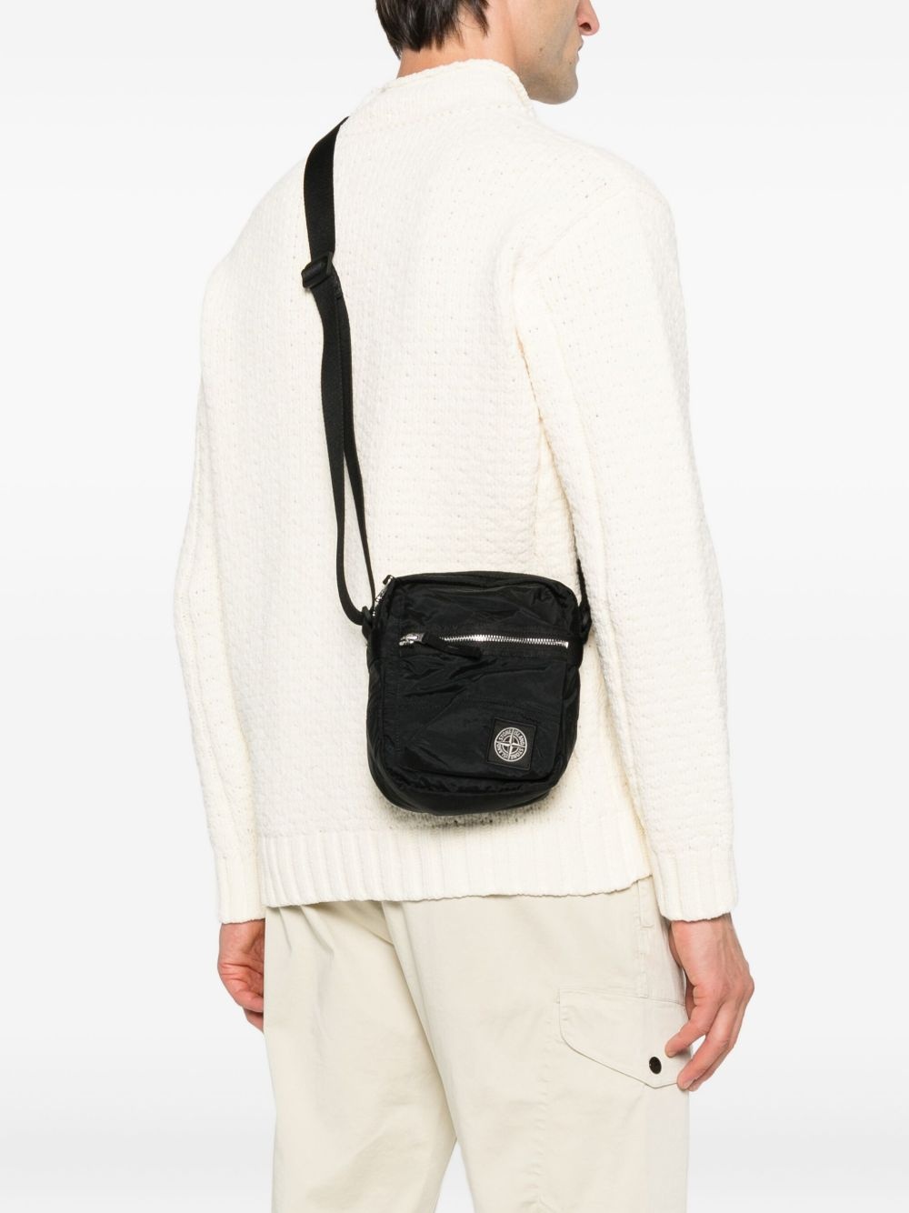 Compass-patch messenger bag - 2