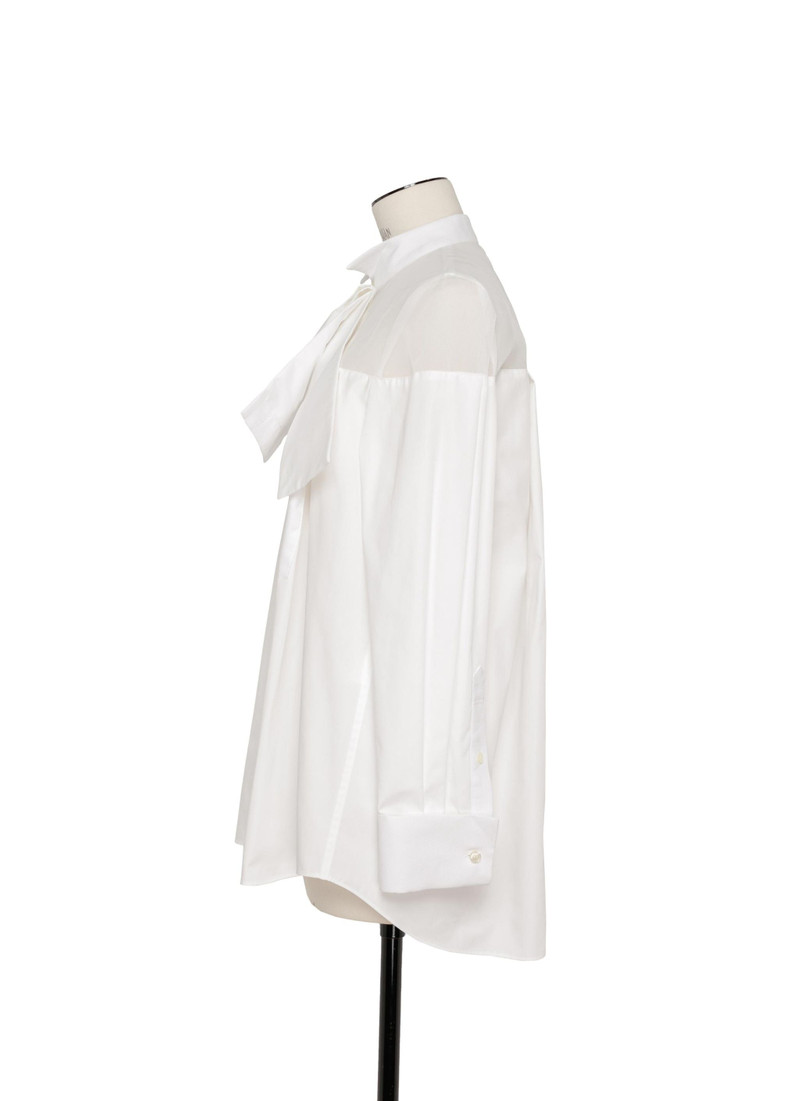 sacai Chiffon Mix Cotton Poplin Shirt outlook