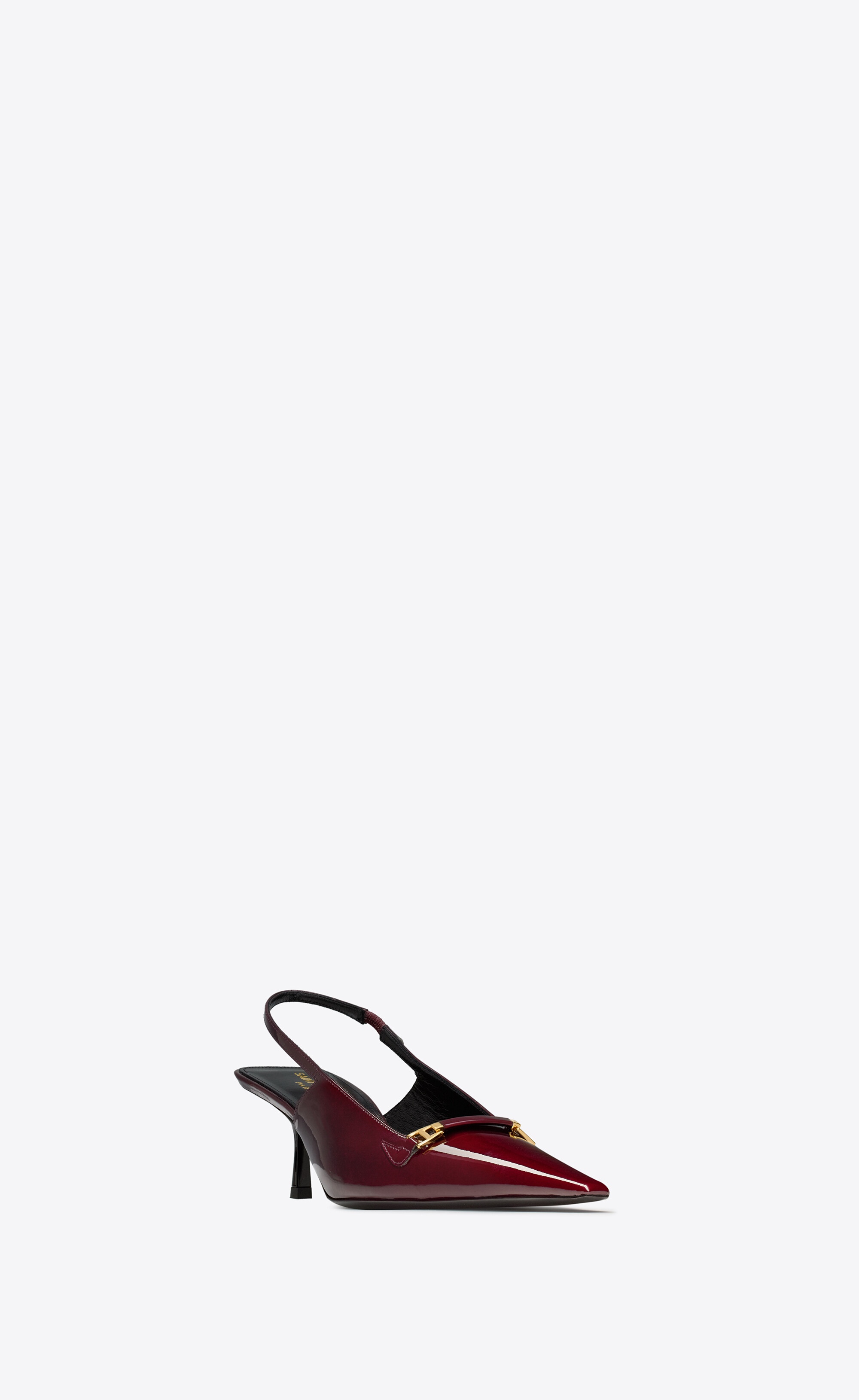 carine slingback pumps in patent leather - 3